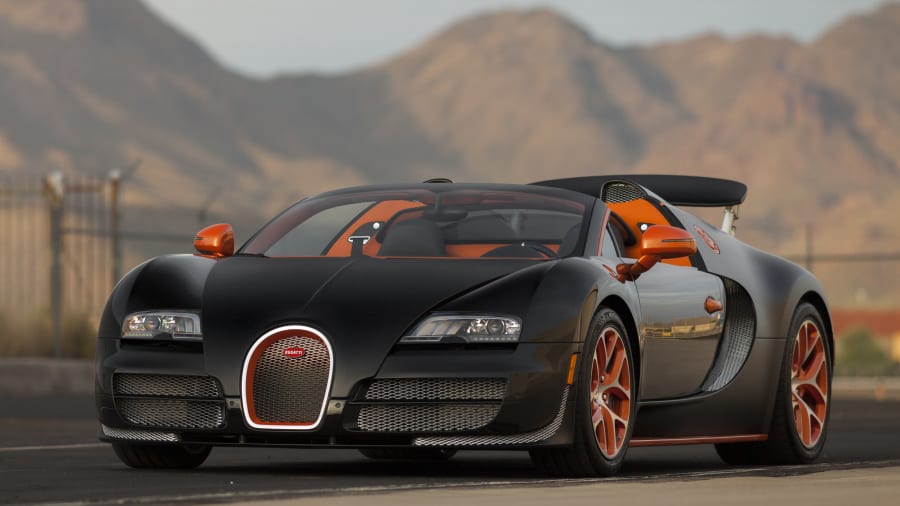 bugatti veyron black and orange wallpaper