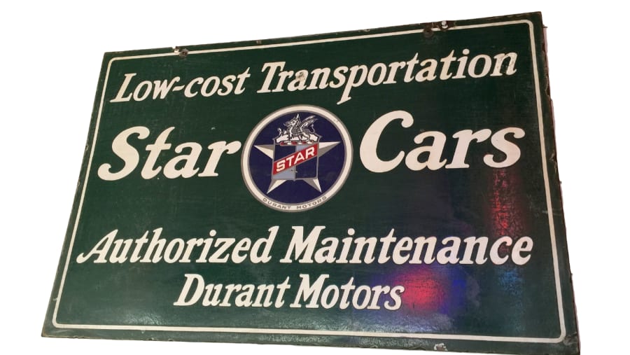 Star Cars Durant Motors Sign DSP 28x42 for Sale at Auction Mecum Auctions