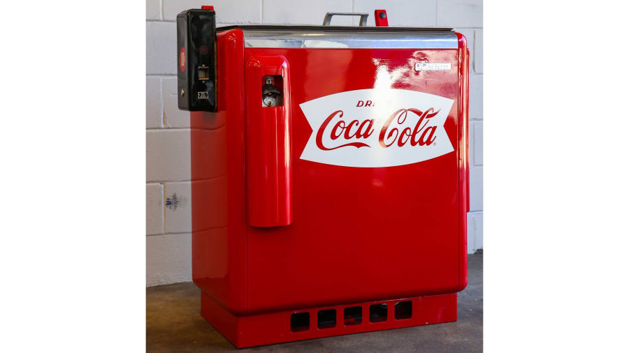 1950s Glasco CocaCola Slider Vending Machine 37x20x41 for Sale at