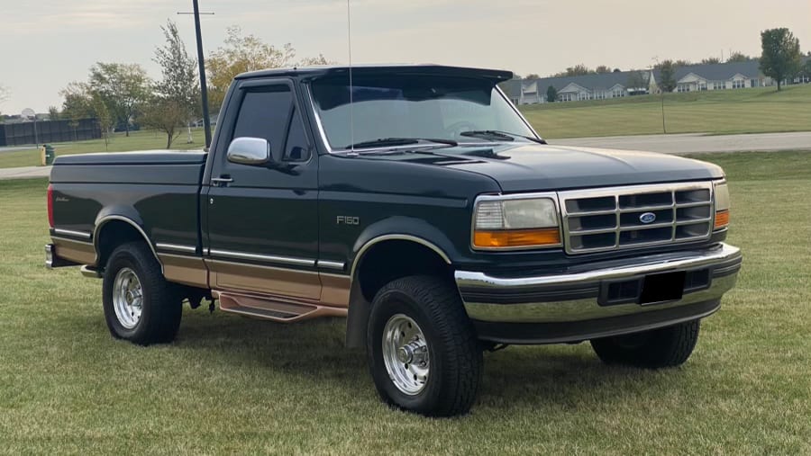 95 eddie Bauer f150. idk what it's the official car of but I like