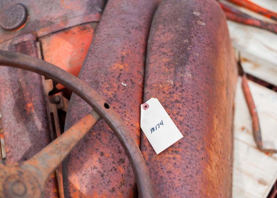 Pallet D14 Parts at Ontario Tractor Auction 2017 as M174 Mecum Auctions