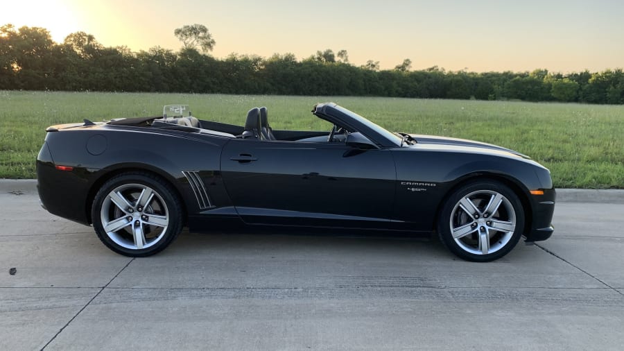 Miami, USA - September 24, 2012: Chevrolet Camaro SS convertible