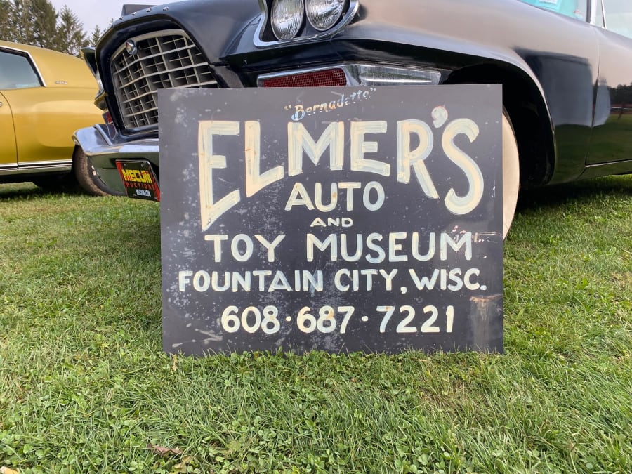 'Bernadette' Elmer's Auto and Toy Museum Sign at Elmer's Auto & Toy