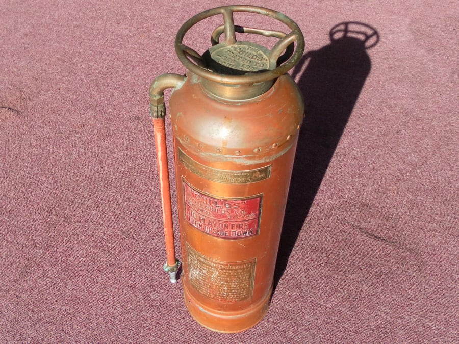 Brass Fire Extinguisher at Kissimmee 2012 as Z617 Mecum Auctions