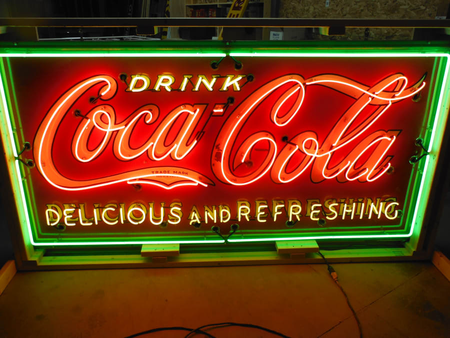 Coca Cola Neon Sign SSPN 4ftx8ft for Sale at Auction - Mecum Auctions