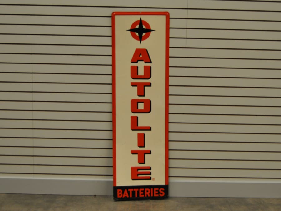 Autolite Batteries Sign SST 60x18 For Sale At Auction Mecum Auctions autolite-batteries-sign-sst-60x18-for-sale-at-auction-mecum-auctions