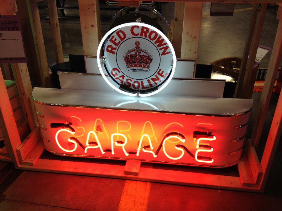 Red Crown Marquee Neon Sign 24x36 at Kissimmee 2014 as M525 - Mecum ...