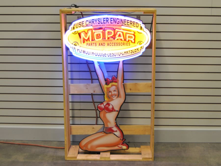 Mopar Girl Neon Sign SST 29x48 at Kissimmee 2014 as Z622 - Mecum Auctions
