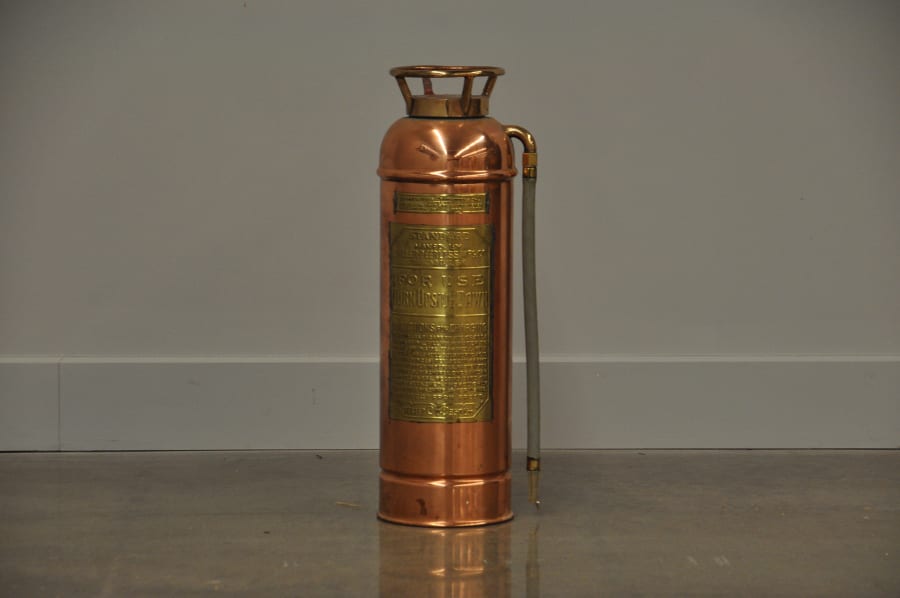 Brass Fire Extinguisher 8x24 at Kissimmee 2015 as M12 Mecum Auctions