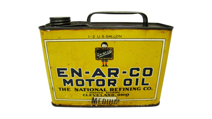 Enarco Motor Oil Half Gallon Oil Can for Sale at Auction - Mecum Auctions