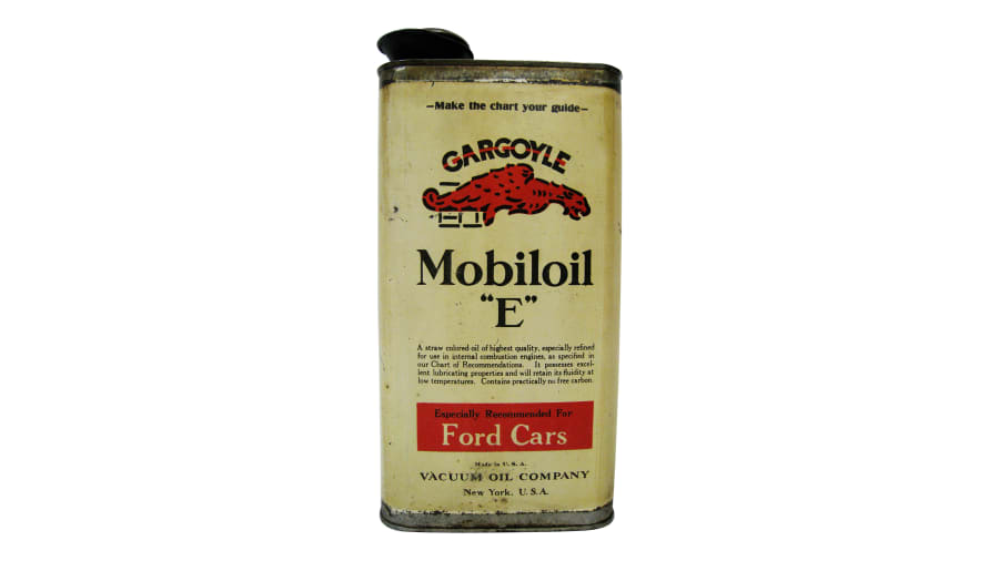 Mobiloil E Gargoyle Motor Oil For Fords Oil Can for Sale at Auction