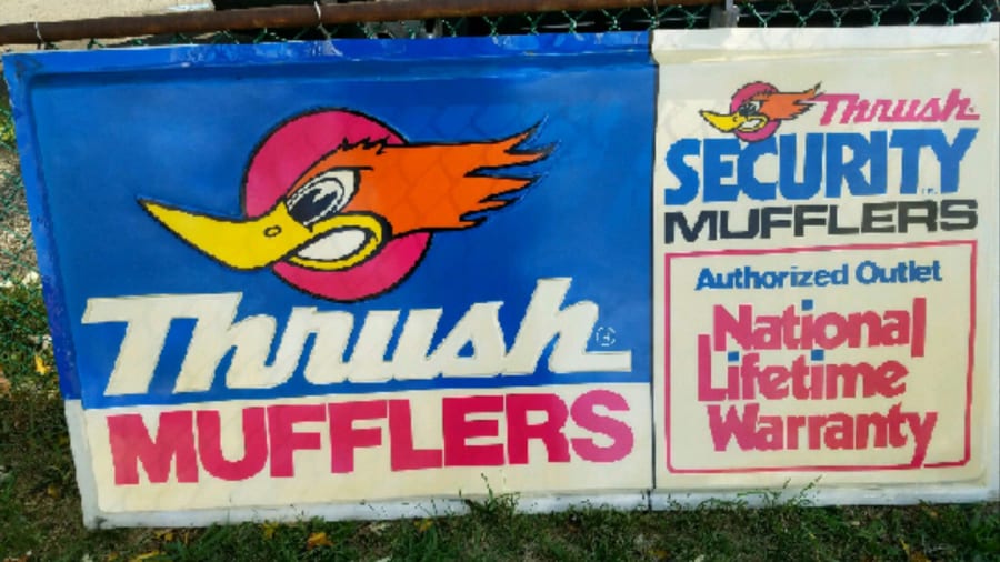 Thrush Mufflers Lighted Sign DSL 72x36 for Sale at Auction Mecum Auctions