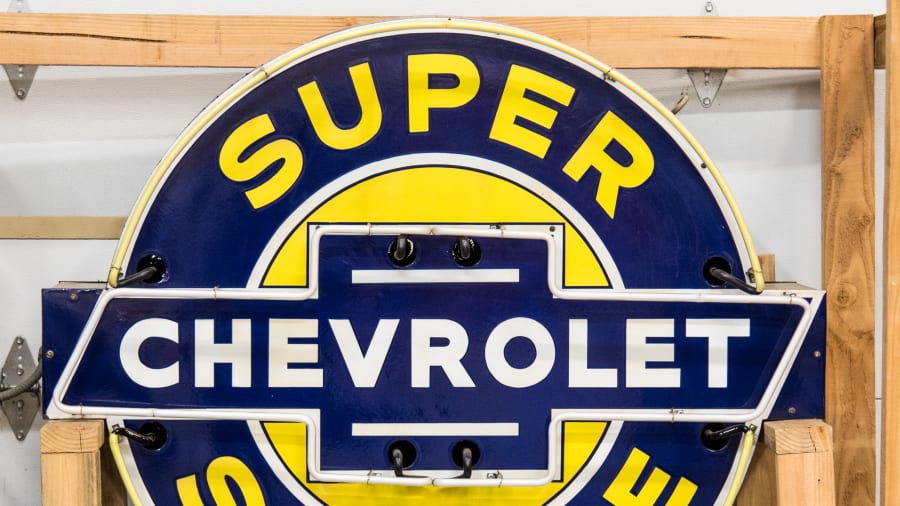 Chevrolet Dealership Super Service Neon Sign DSPN 49x41.5x17 Chevrolet Dealership Super Service Neon Sign DSPN 49x41.5x17
