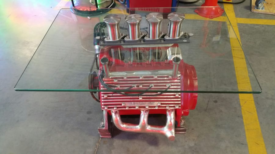 V8 Engine Table Glass Tabletop Flathead for Sale at Auction - Mecum ...