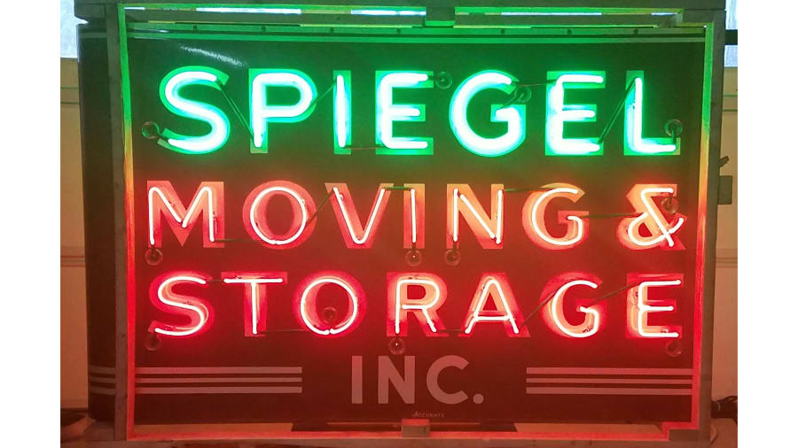Spiegel Moving And Storage Original Neon Sign DSPN 77x48 at Kissimmee