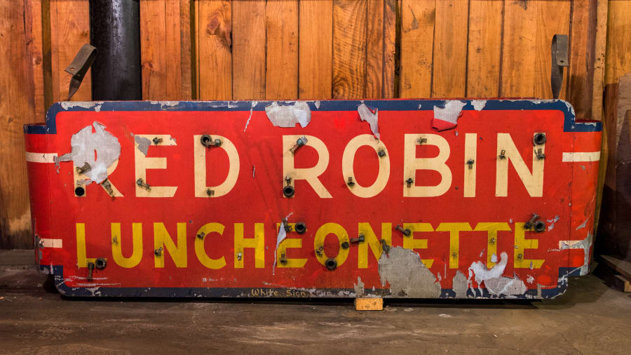 Red Robin Neon Sign 78x26 for Sale at Auction Mecum Auctions