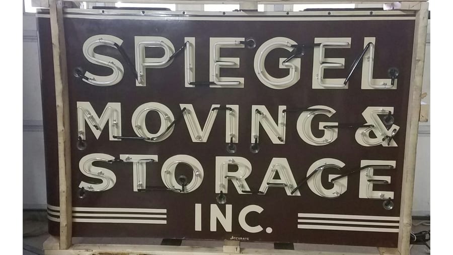 Spiegel Moving And Storage Original Neon Sign DSPN 77x48 at Kissimmee