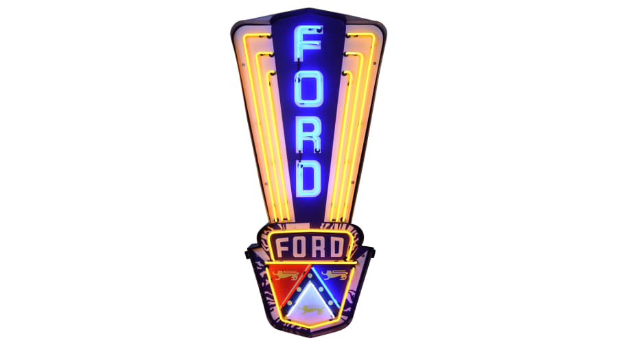 Ford Jubilee Marquee Neon Sign, Reproduction 60in at Kissimmee 2020 as