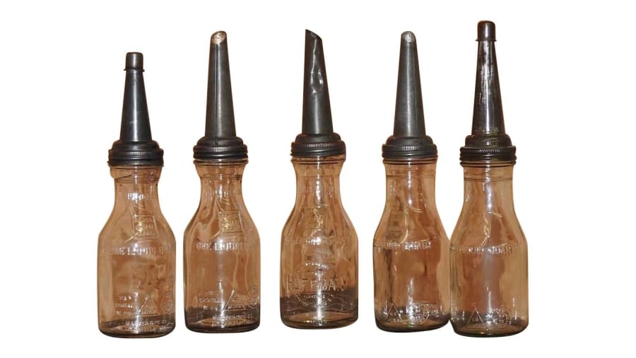 Vintage Glass Oil Bottles Lot Of 5 for Sale at Auction - Mecum Auctions