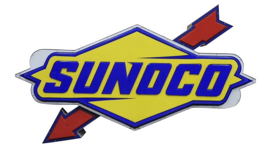 SUNOCO Double-Sided Lighted Sign 24x132x78 for Sale at Auction - Mecum ...