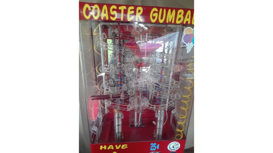 Coaster Gumball Machine 76x29x18 for Sale at Auction Mecum Auctions