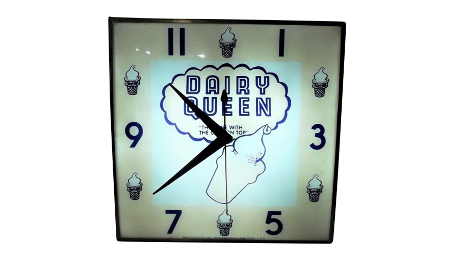 Dairy Queen Lighted Pam Clock 15x15x4 for Sale at Auction Mecum Auctions