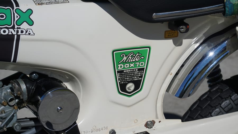 1971 Honda White Dax ST70 For Sale At Auction - Mecum Auctions