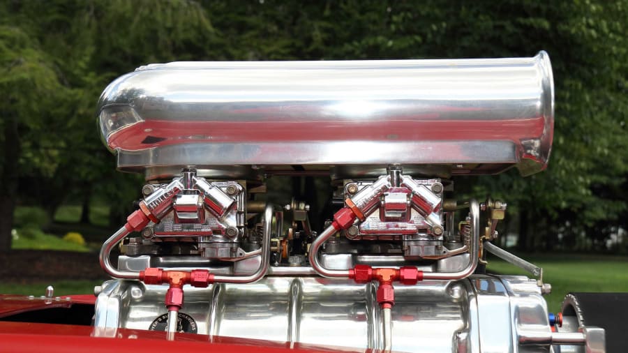 blower engine side view