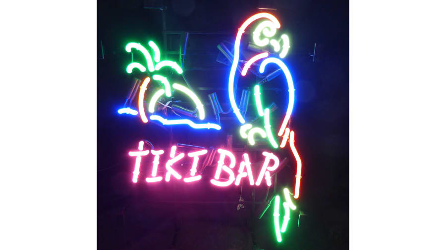 Tiki Bar Neon Sign at Kissimmee 2022 as Z101 - Mecum Auctions