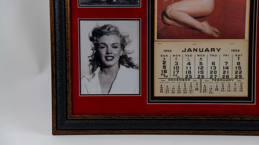 Marilyn Monroe Golden Dreams Framed Calendar and Picture at Kissimmee 2022  as Z411 - Mecum Auctions
