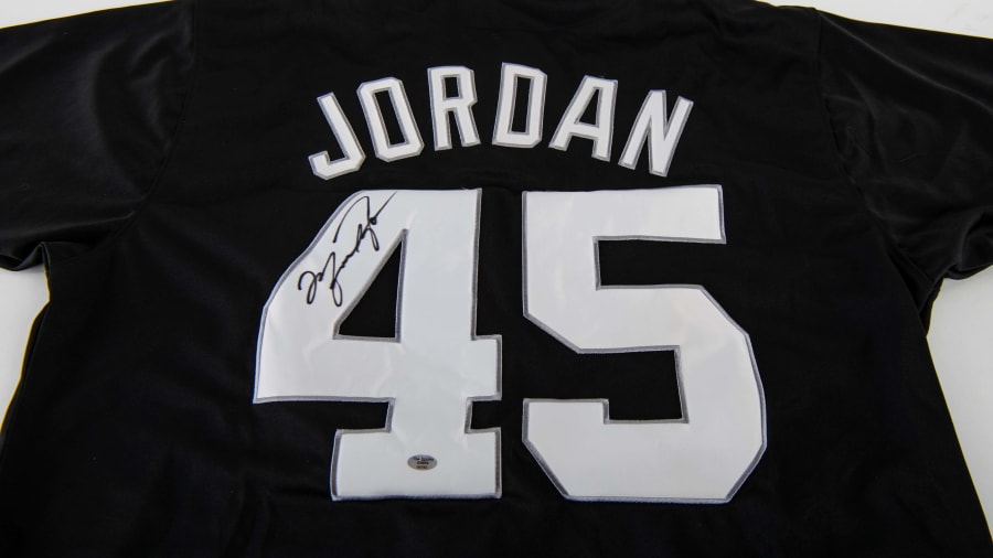 White Sox Michael Jordan Autographed Jersey at Kissimmee 2022 as M220 -  Mecum Auctions