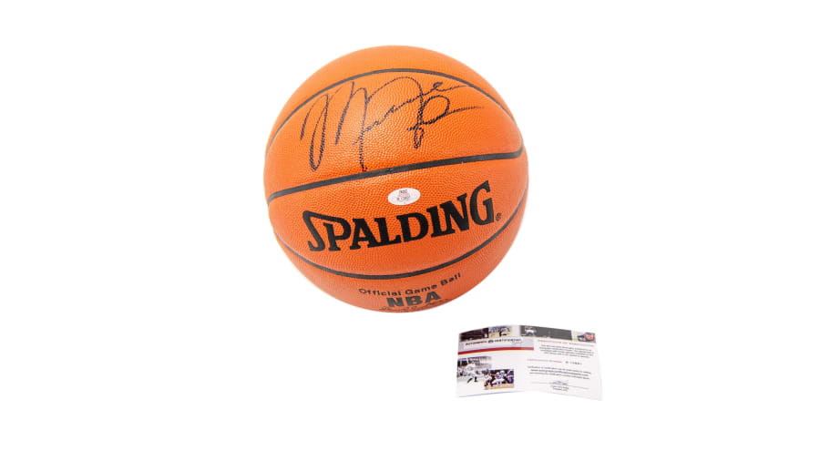 autographed jordan basketball