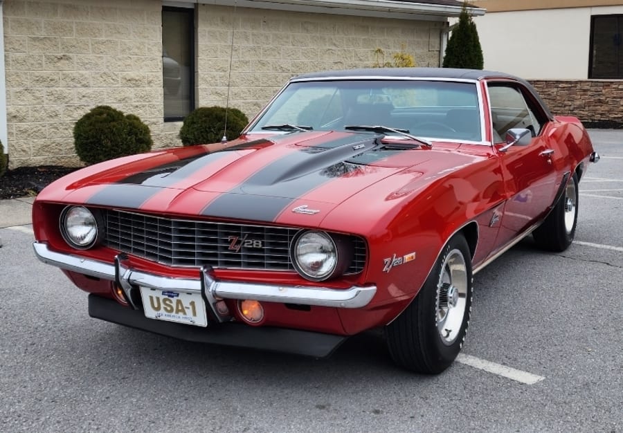 1969 Chevrolet Camaro Z28 at Kissimmee 2023 as T57 - Mecum Auctions