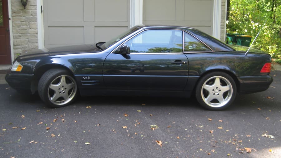 1996 MercedesBenz SL600 Convertible at St. Charles 2012 as F37 Mecum