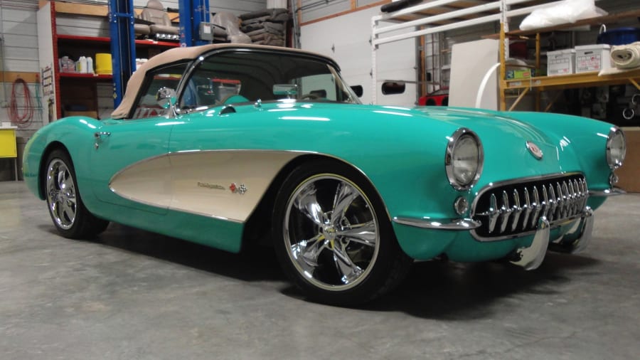 1957 Chevrolet Corvette Convertible at St. Charles 2012 as S147 Mecum
