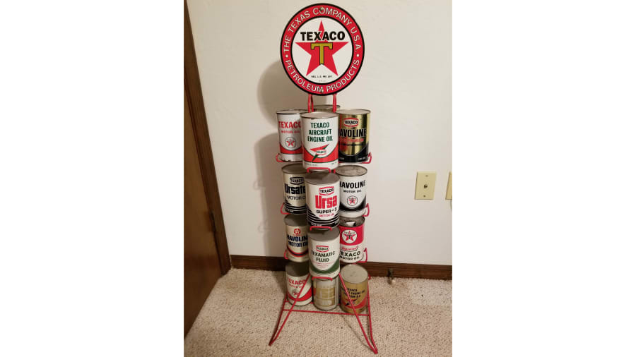 Texaco Oil Can Display 36-in for Sale at Auction - Mecum Auctions