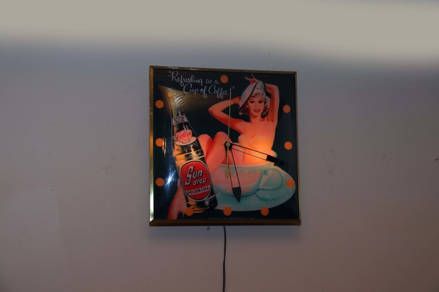 Sundrop Clock 15in at Kissimmee Road Art 2019 as M506 Mecum Auctions