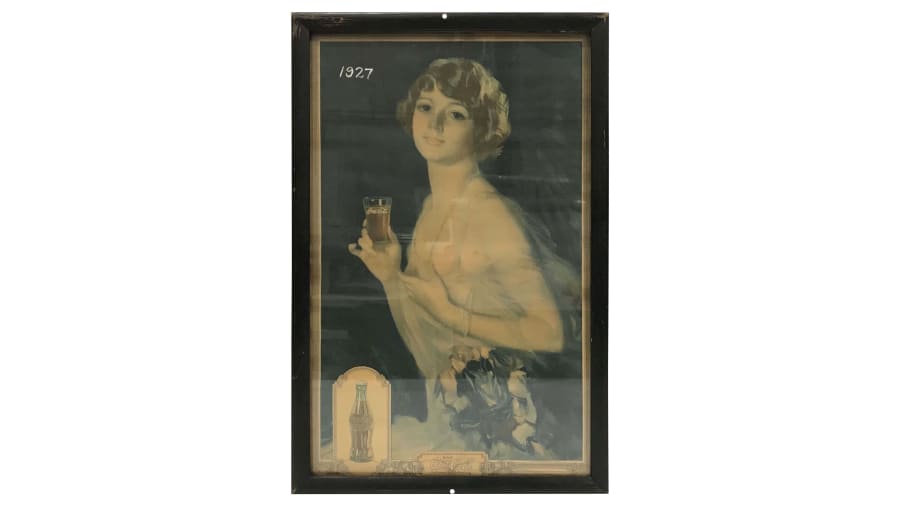 1927 Coca-Cola Framed Lithogrpah 13x21 at Kissimmee Road Art 2019 as ...