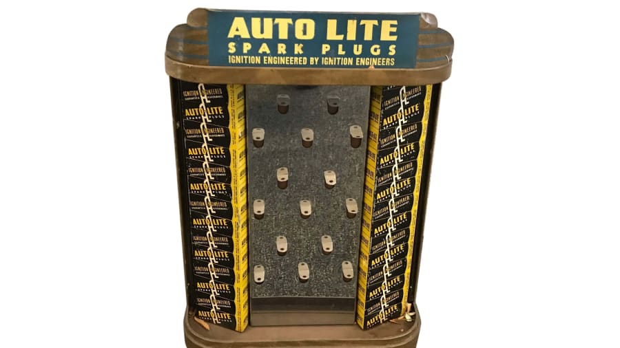Autolite Spark Plug Display 13x19x8 for Sale at Auction Mecum Auctions
