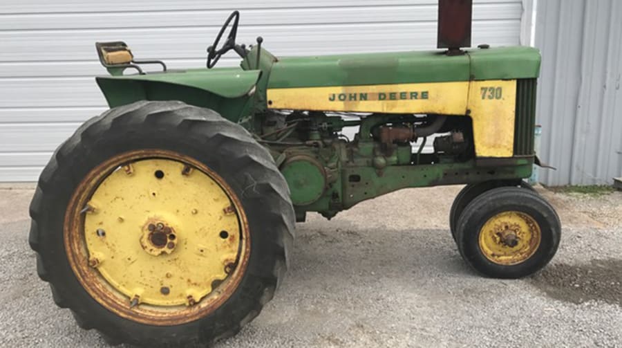 John Deere 730 Gas at Gone Farmin' Spring Classic 2017 as F140 Mecum