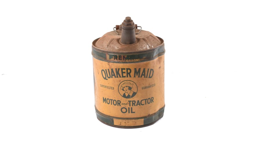 USA VINTAGE QUAKER MAID 5ガロン缶 1970s Quaker Maid Motor 5 Gallon Oil Can For Sale At Auction - Mecum