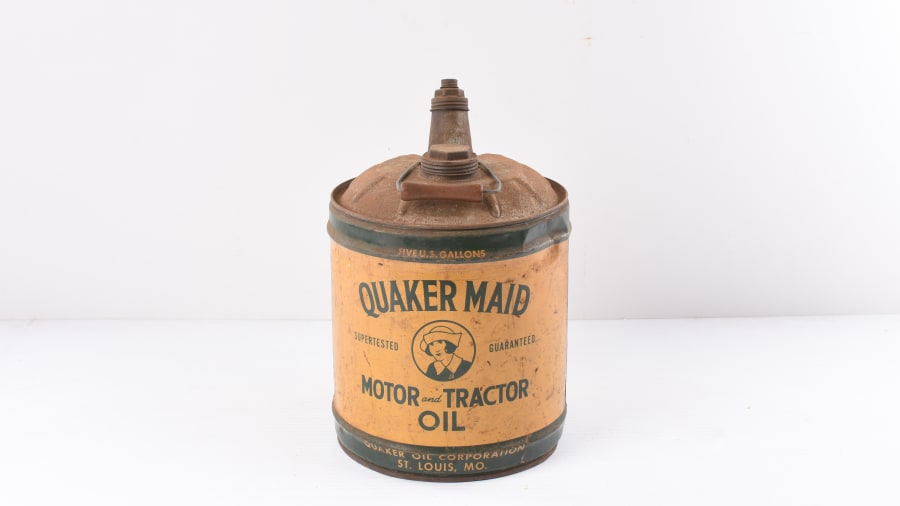 USA VINTAGE QUAKER MAID 5ガロン缶 1970s Quaker Maid Motor 5 Gallon Oil Can For Sale At Auction - Mecum