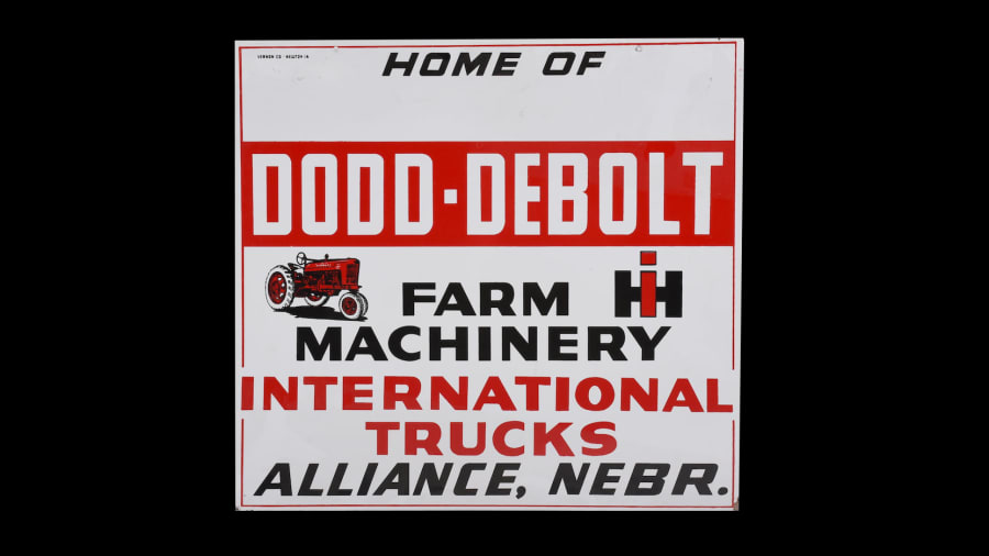 IH DoddDebolt Sign 14x12 for Sale at Auction Mecum Auctions