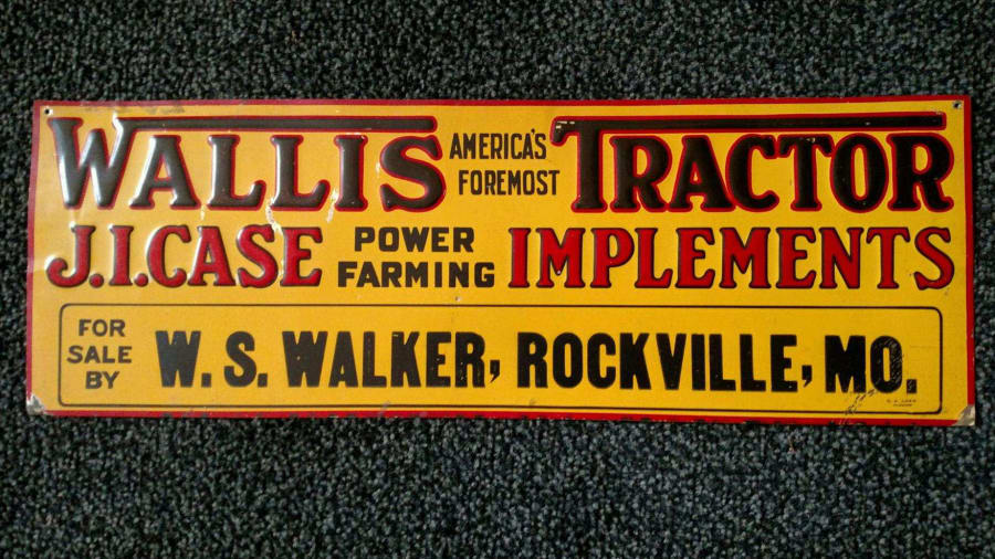 J.I. Case Implements Sign Original at Davenport 2019 as M144 - Mecum ...