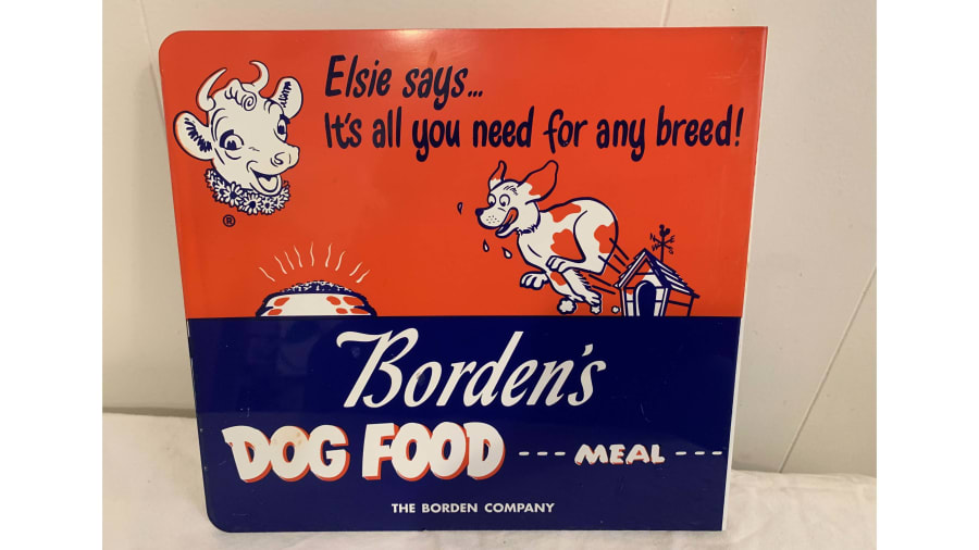 Borden's Dog Food Flange 10x10 at Davenport 2019 as M195 Mecum Auctions