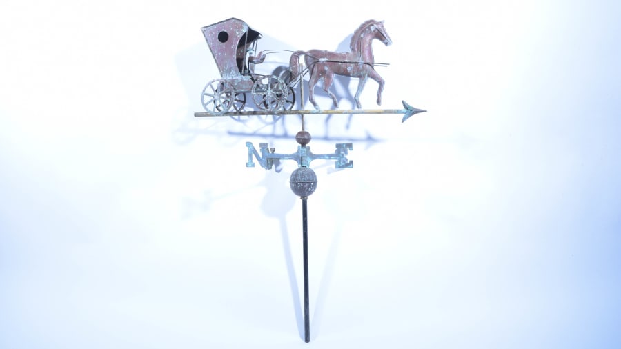 Weathervane 34x18x46 at Davenport 2020 as T170 Mecum Auctions