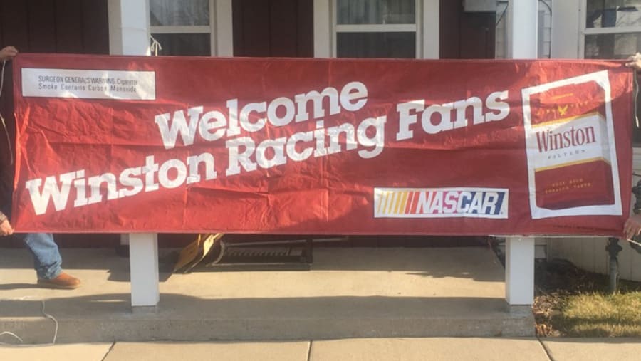 1983 Winston Racing Series Banner 144x36 for Sale at Auction Mecum