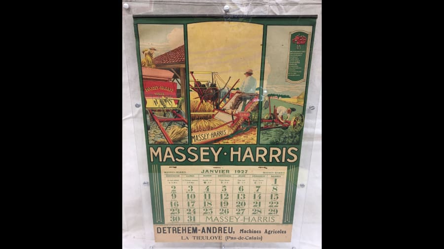 1927 Massey-Harris Calendar 15x22 at Davenport 2020 as M240 - Mecum ...