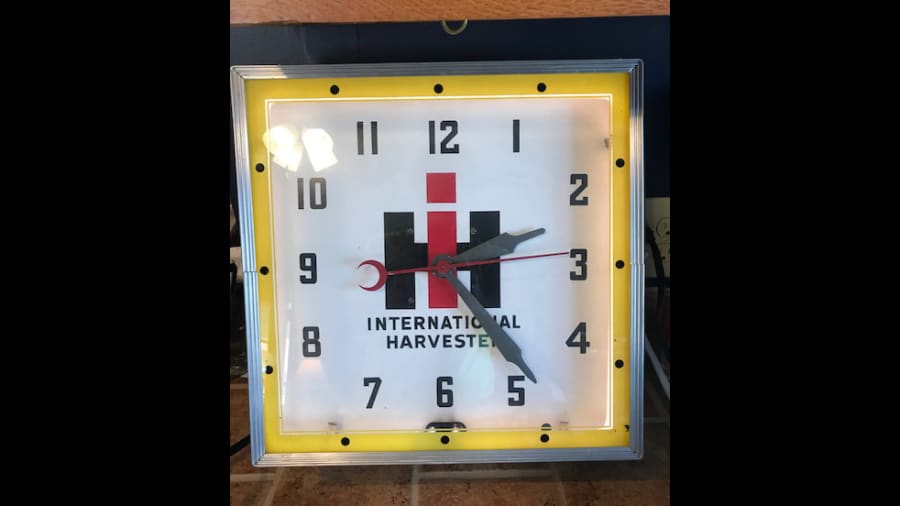 International Harvester Neon Clock Original for Sale at Auction Mecum