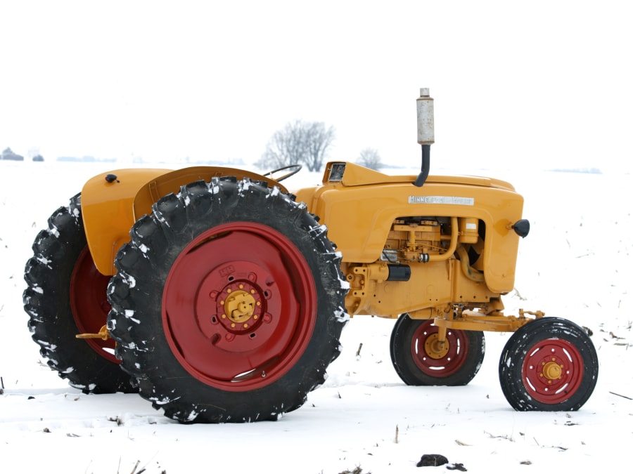 Minneapolis Moline 445 at Gone Farmin' Iowa Spring 2013 as F50 Mecum